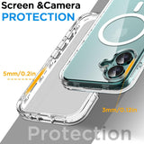 Crystal clear iPhone MagSafe case with strong magnetic ring – Printme