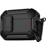 carbon fiber airpods pro 2 case rugged protective cover printme tpu shockproof slim design